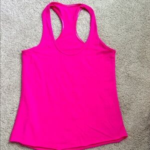Lululemon Women's Pink Racerback Tank Top Size 4